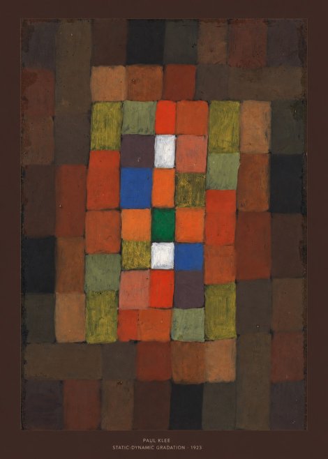 Paul Klee Static-dynamic Gradation No6 - Póster