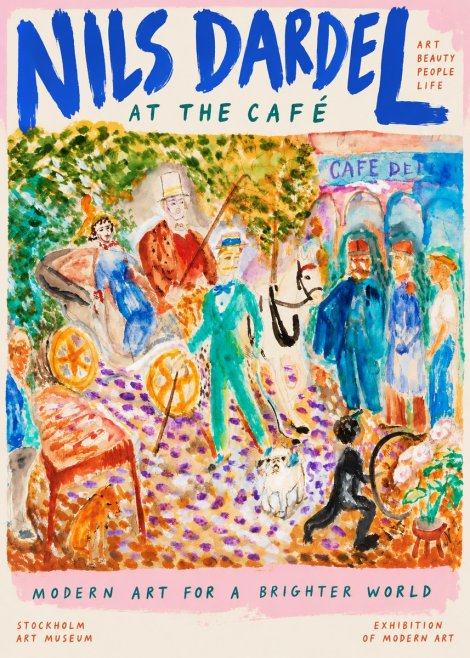 Nils Dardel A Scene from Paris No6 - Póster