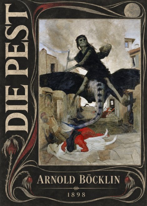 Arnold Böcklin Die Pest I No5 - Póster