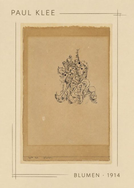 Paul Klee Blumen I No2 - Póster