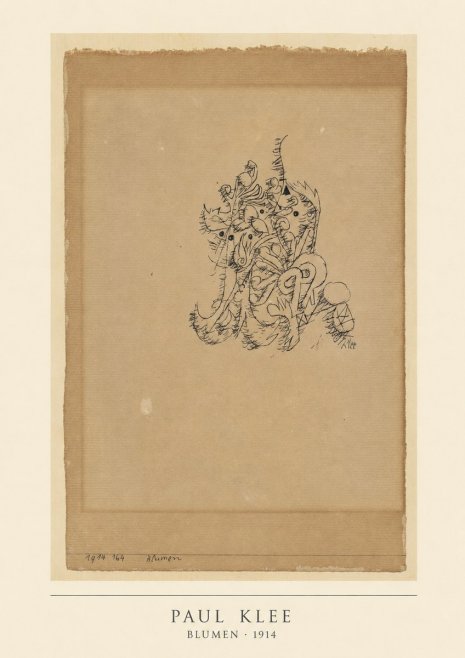 Paul Klee Blumen I No5 - Póster