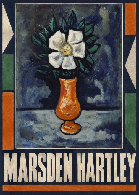 Marsden Hartley Flower in Vase No3 - Póster