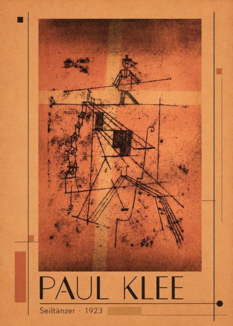 Paul Klee Seiltänzer I No1 - Póster