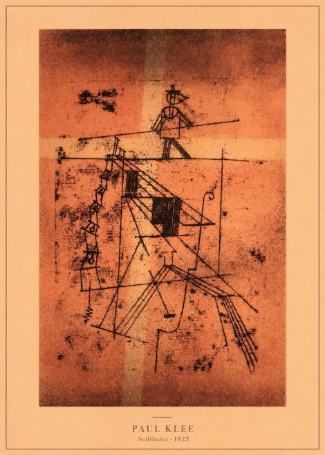 Paul Klee Seiltänzer I No3 - Póster