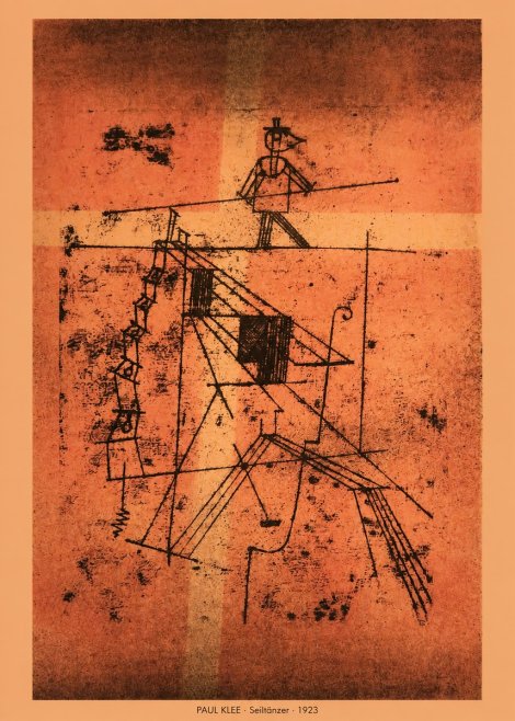 Paul Klee Seiltänzer I No5 - Póster
