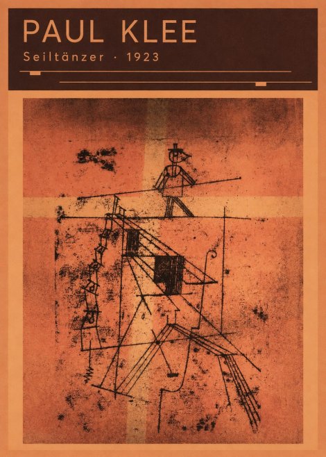 Paul Klee Seiltänzer I No6 - Póster