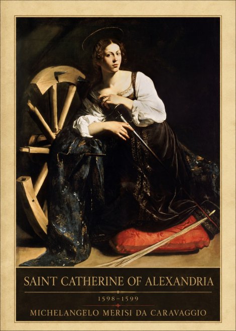 Michelangelo Merisi da Caravaggio Saint Catherine of Alexandria I No1 - Póster