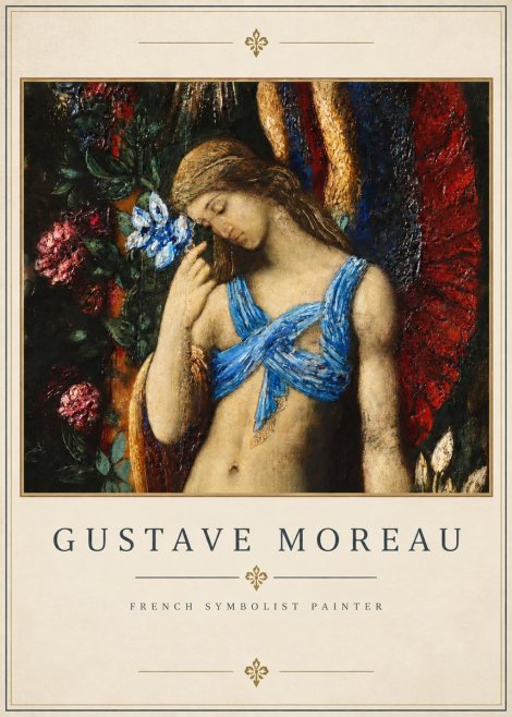Gustave Moreau The Angel of Death No3 - Póster