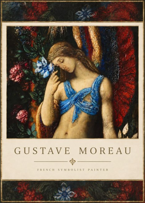 Gustave Moreau The Angel of Death No5 - Póster