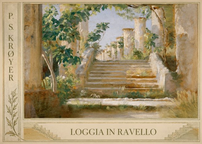 P.S. Krøyer Loggia in Ravello No2 - Póster