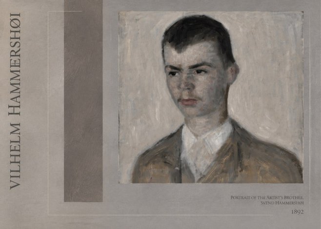 Vilhelm Hammershøi Portrait of the Artist's Brother, Svend Hammershøi No6 - Póster