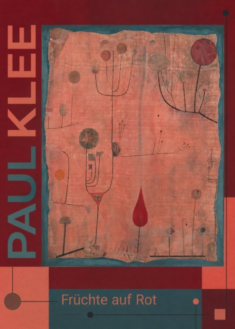 Paul Klee Früchte Auf Rot No6 - Póster