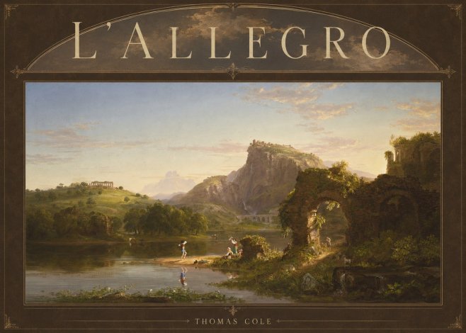 Thomas Cole L'allegro No3 - Póster