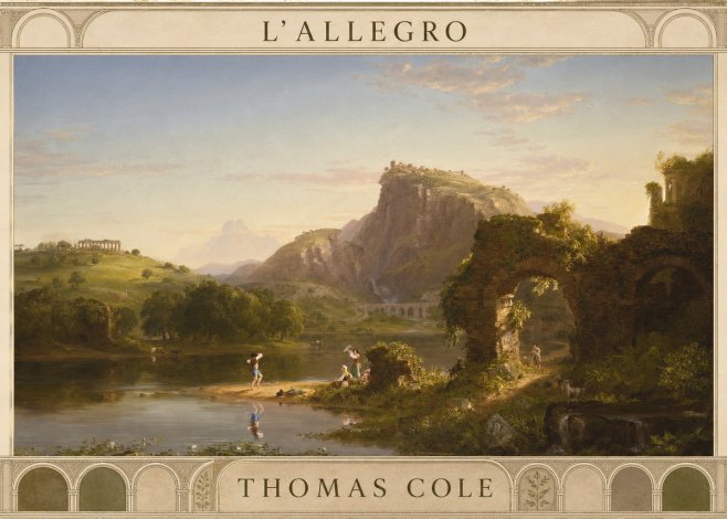 Thomas Cole L'allegro No4 - Póster