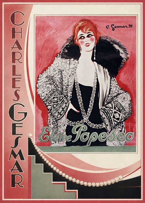 Charles Gesmar Elvire Popesco I No2 - Póster