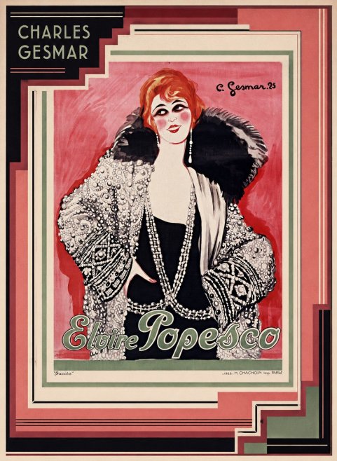 Charles Gesmar Elvire Popesco I No3 - Póster
