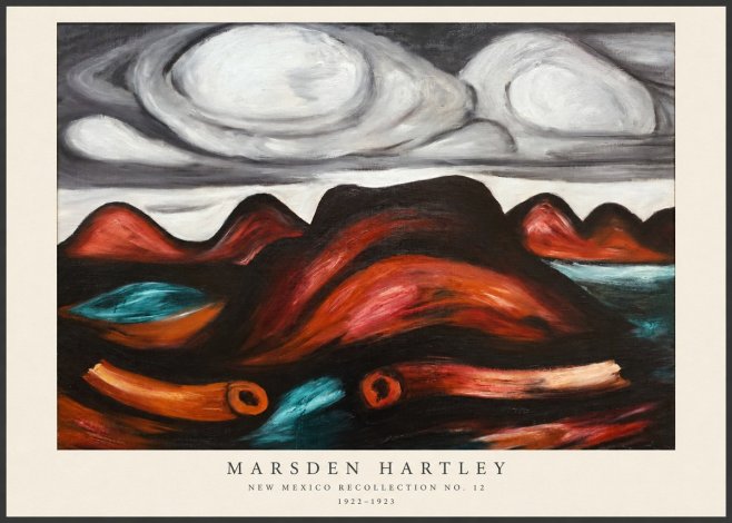 Marsden Hartley New Mexico Recollection No. 12 No6 - Póster