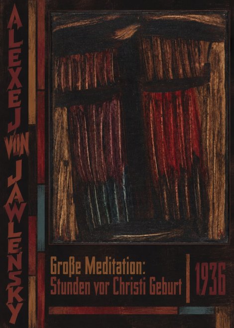 Alexej von Jawlensky Große Meditation: Stunden Vor Christi Geburt No3 - Póster