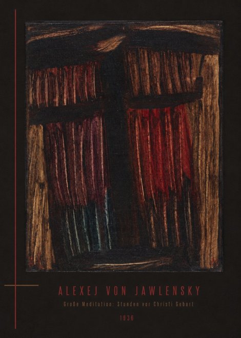 Alexej von Jawlensky Große Meditation: Stunden Vor Christi Geburt No4 - Póster