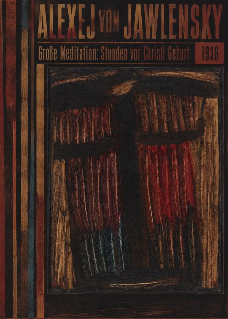 Alexej von Jawlensky Große Meditation: Stunden Vor Christi Geburt No5 - Póster