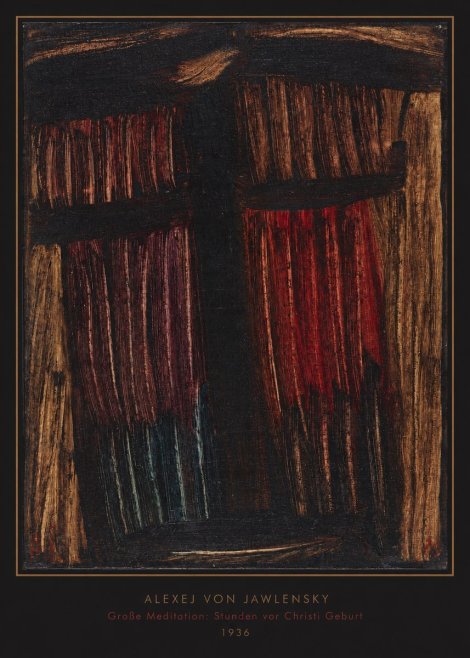 Alexej von Jawlensky Große Meditation: Stunden Vor Christi Geburt No6 - Póster