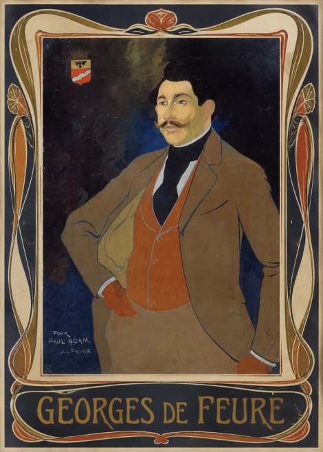Georges de Feure Portrait De Paul Adam No2 - Póster