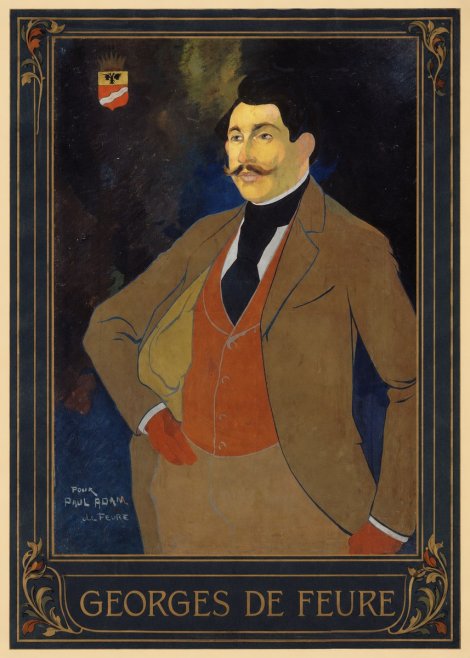 Georges de Feure Portrait De Paul Adam No3 - Póster