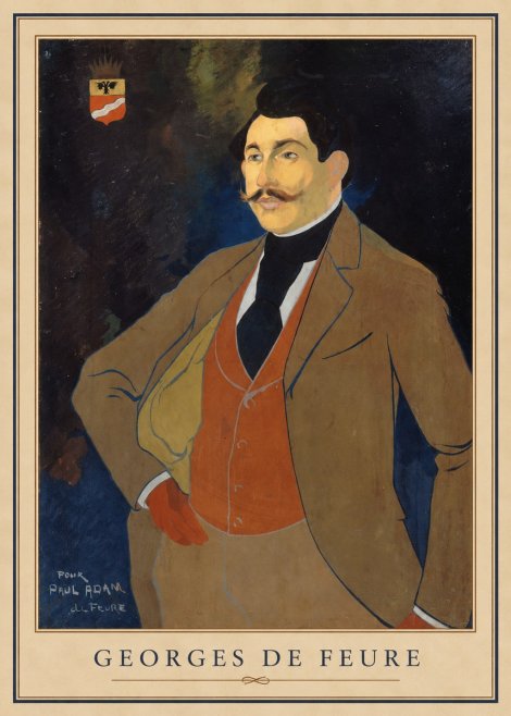 Georges de Feure Portrait De Paul Adam No4 - Póster