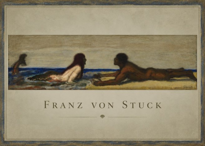 Franz von Stuck Mermaids No3 - Póster