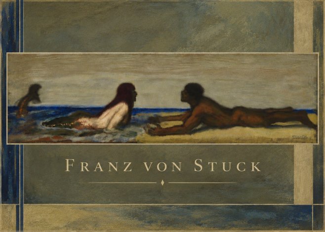 Franz von Stuck Mermaids No6 - Póster
