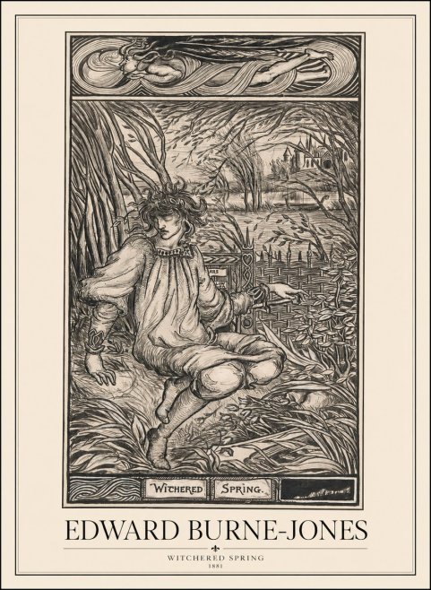 Edward Burne-Jones Withered Spring No1 - Póster