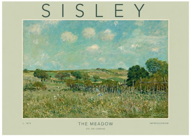 Sisley The Meadow No2 - Póster