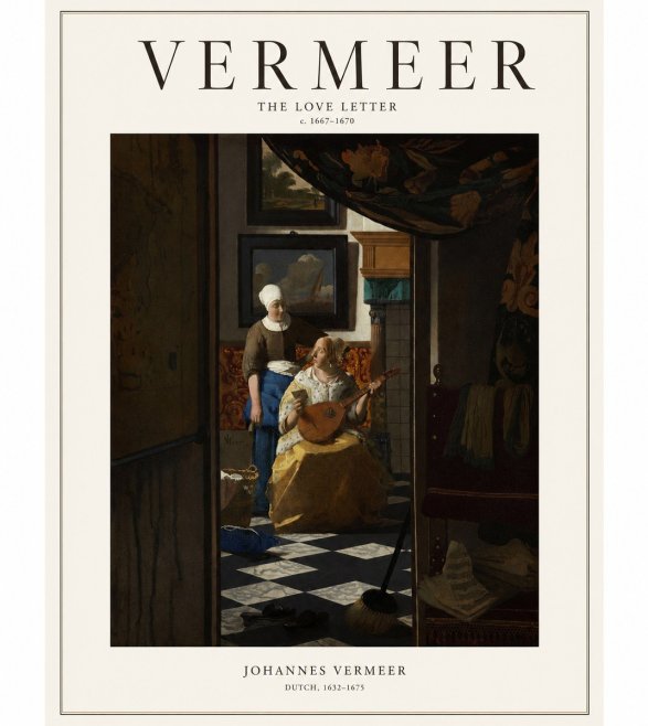 Vermeer The Love Letter No1 - Póster