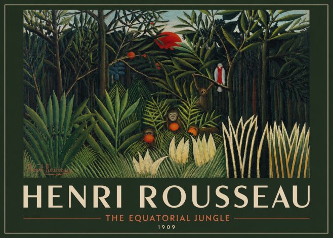 Rousseau The Equatorial Jungle I No2 - Póster