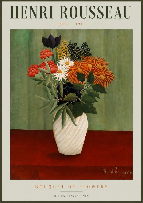 Rousseau Bouquet of Flowers No2 - Póster