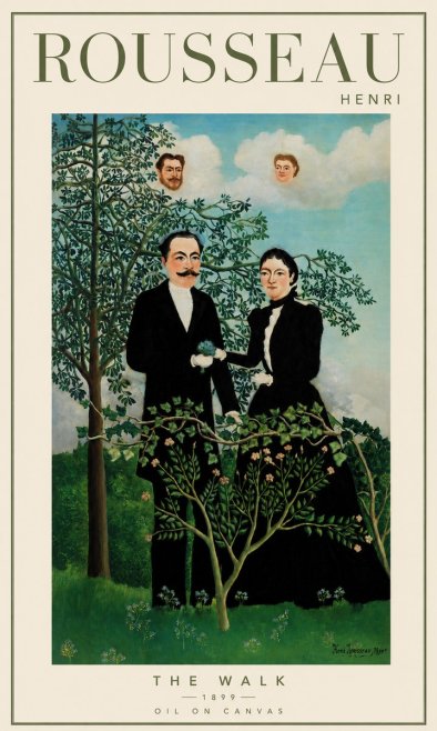 Rousseau The Walk No3 - Póster