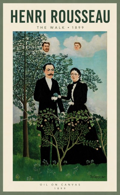 Rousseau The Walk No4 - Póster