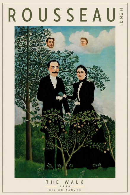 Rousseau The Walk No6 - Póster