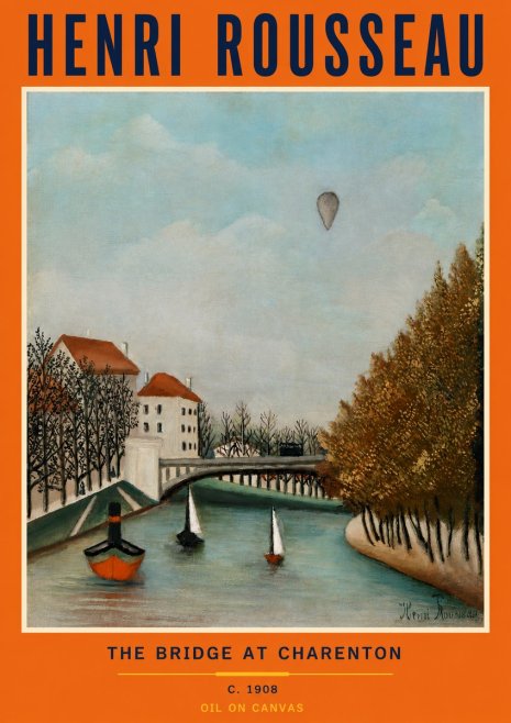 Rousseau The Bridge at Sevres No4 - Póster