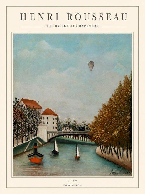 Rousseau The Bridge at Sevres No5 - Póster