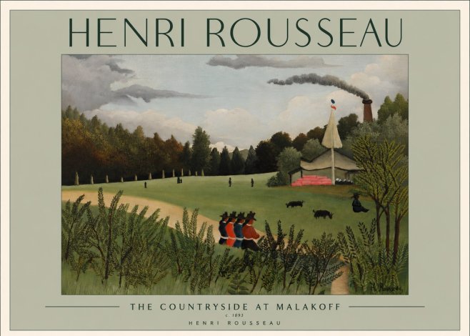 Rousseau The Footpath No2 - Póster