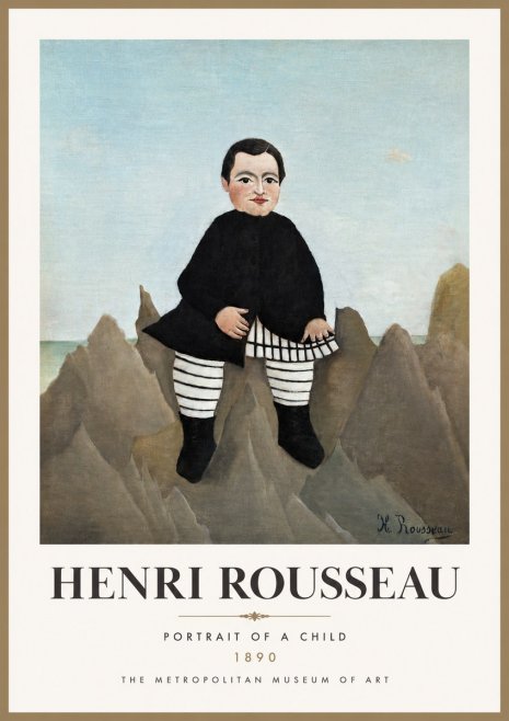 Rousseau Portrait of a Boy No3 - Póster