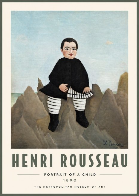 Rousseau Portrait of a Boy No4 - Póster