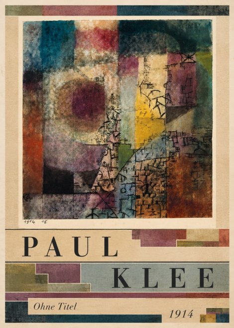 Paul Klee Ohne Titel I No3 - Póster
