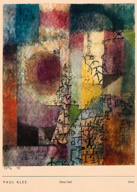 Paul Klee Ohne Titel I No5 - Póster