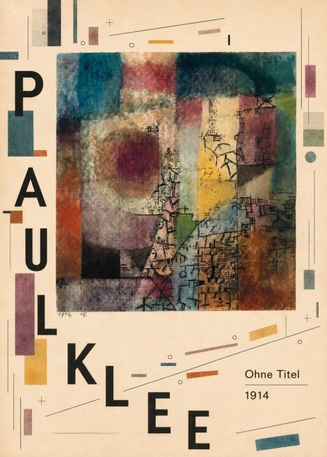 Paul Klee Ohne Titel I No6 - Póster