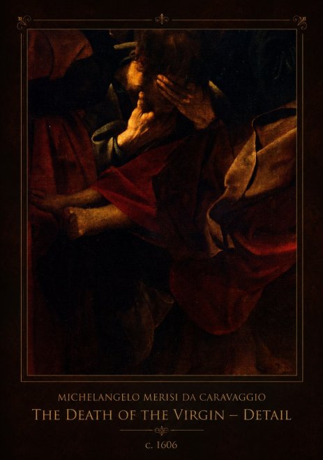 Michelangelo Merisi da Caravaggio The Death of the Virgin – Detail No1 - Póster