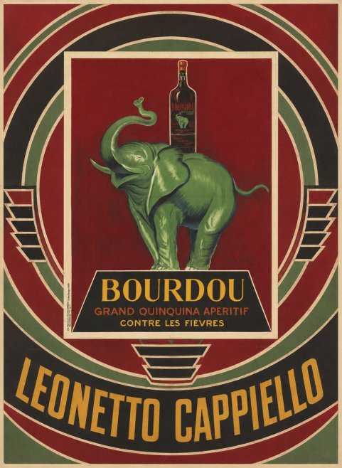 Leonetto Cappiello Bourdou No4 - Póster