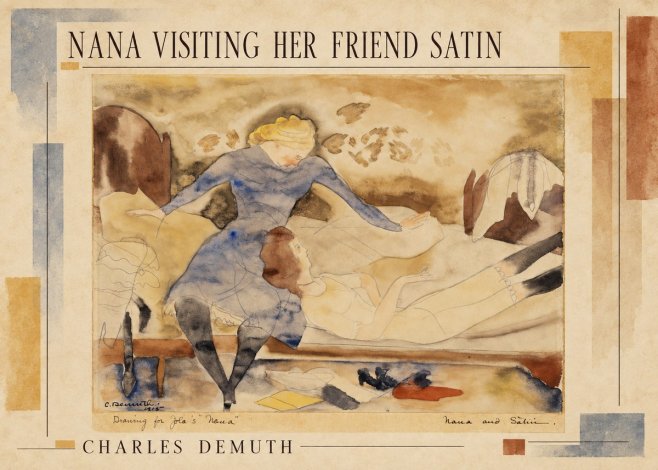 Charles Demuth Nana Visiting Her Friend Satin No2 - Póster