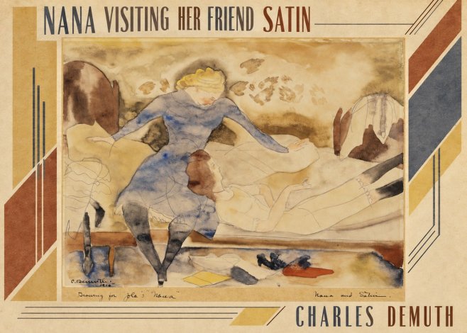 Charles Demuth Nana Visiting Her Friend Satin No3 - Póster